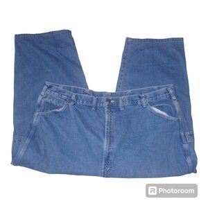 Vintage Pointer Brand Jeans Mens USA Made Straight Leg Denim W 50 L M